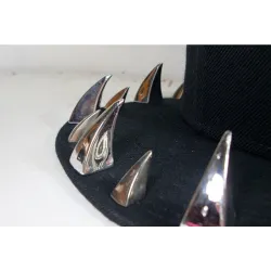 Trendy baseball hat - with spike rivets - Hip Hop / punk / rock styleHats & Caps