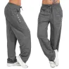 Classic loose long pants - with pockets / drawstringsPants