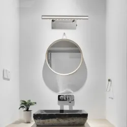 Modern LED wall lamp - mirror light - stainless steelWall lights