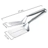 Stainless steel food tongs - non-stick - grilling / cooking toolCutlery