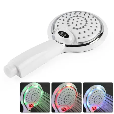 LED handheld shower head - with temperature digital displayShower Heads