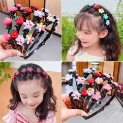 Colorful headband - with openable decorative flowers / fruits / cartoon animals