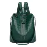 Elegant leather backpack - multifunction shoulder bagBackpacks