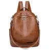 Multifunctional backpack - fashionable shoulder leather bagBackpacks