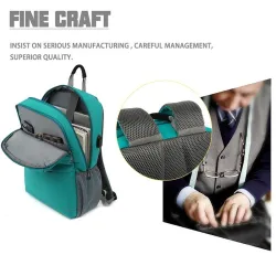 Multifunctional backpack - 15.6-inch laptop bag - anti-theft - USB charging port - waterproofBackpacks