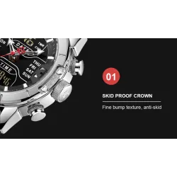 NAVIFORCE - luxurious sports watch - quartz - digital - analog dual display - waterproofWatches