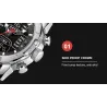 NAVIFORCE - luxurious sports watch - quartz - digital - analog dual display - waterproofWatches