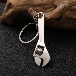 Metal mini adjustable wrench - keychainKeyrings