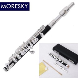 MORESKY - mini piccolo - C-key flute - cupronickel - silver platedMusical Instruments