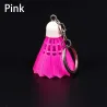 Mini badminton shuttlecock - keychainKeyrings