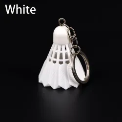 Mini badminton shuttlecock - keychainKeyrings