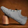 Stylish suede sneakers - slip on loafersShoes