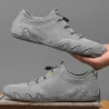 Stylish suede sneakers - slip on loafersShoes