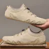 Stylish suede sneakers - slip on loafersShoes