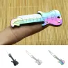 Mini pocket knife - foldable - guitar shape - stainless steelKnives & Multitools