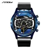 SINOBI - stylish creative quartz watch - rubber strapWatches