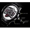 SINOBI - stylish creative quartz watch - rubber strapWatches