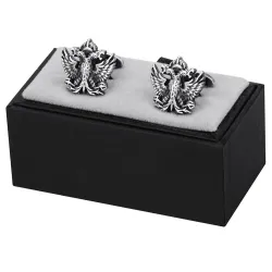 Vintage metal cufflinks - double-headed eagleCufflinks