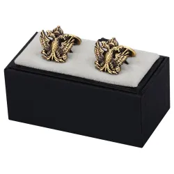 Vintage metal cufflinks - double-headed eagleCufflinks