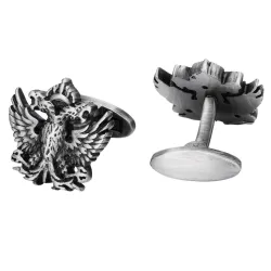 Vintage metal cufflinks - double-headed eagleCufflinks