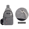 Fashionable multifunctional bag - for waist / shoulder - with earphones jack holeBags