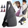 Fashionable chest / shoulder bag - small backpack - anti-theft - unisexBackpacks