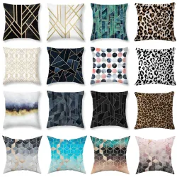 Decorative cushion cover - animal leopard print - 45 cm * 45 cmCushion covers