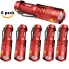 Powerful tactical flashlight - LED - 3 modes - zoomable - 1 - 6 piecesTorches