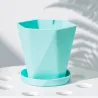 Geometric flower pot - plastic resinGarden