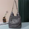 Multifunctional leather bag - backpack - large capacityBackpacks