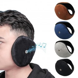 Warm earmuffs with metal hearing holes - unisex