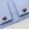 Luxurious cufflinks - silver crystal scorpionsCufflinks