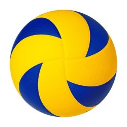 Beach volleyball ball - blue-yellow