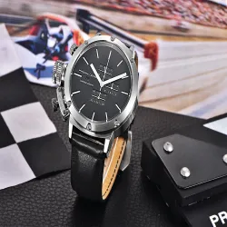 PAGANI DESIGN - sports men's watch - Quartz - waterproof - leather strapWatches