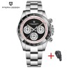 PAGANI DESIGN - mens Quartz watch - chronograph - ceramic bezel - waterproof - stainless steelWatches