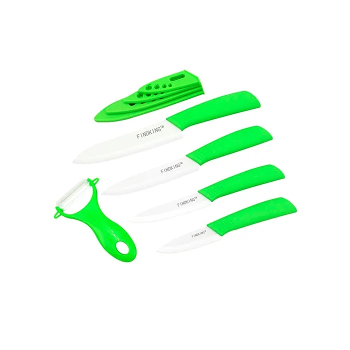Ceramic knife set - 3" 4" 5" 6" inch with peeler / coversCeramic