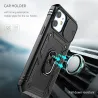 Protective cover case - camera lens cover - heavy duty bumper - 360 rotatable kickstand - for iPhoneProtection