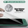 Luxury 360 full cover - with tempered glass screen protector - for iPhone - silverProtection
