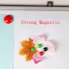Round magnetic buttons - fridge magnets - 10 piecesFridge magnets