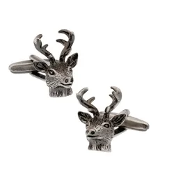 Deer head shaped cufflinksCufflinks