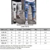 Stretchy jeans - biker style - side pockets - Slim FitPants
