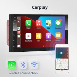 Android 9 car radio - 2GB-32GB - Bluetooth - camera - Wifi - GPS - MirrorLinkDin 2