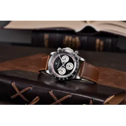 Pagani Design - automatic quartz watch - sapphire glass - chronograph - leather - stainless steelWatches