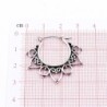 Vintage hollow flowers / hearts - round earringsEarrings