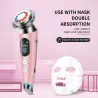 Electric face massager - skin rejuvenation - lifting - wrinkle removal - mesotherapy - electroporation - LEDSkin