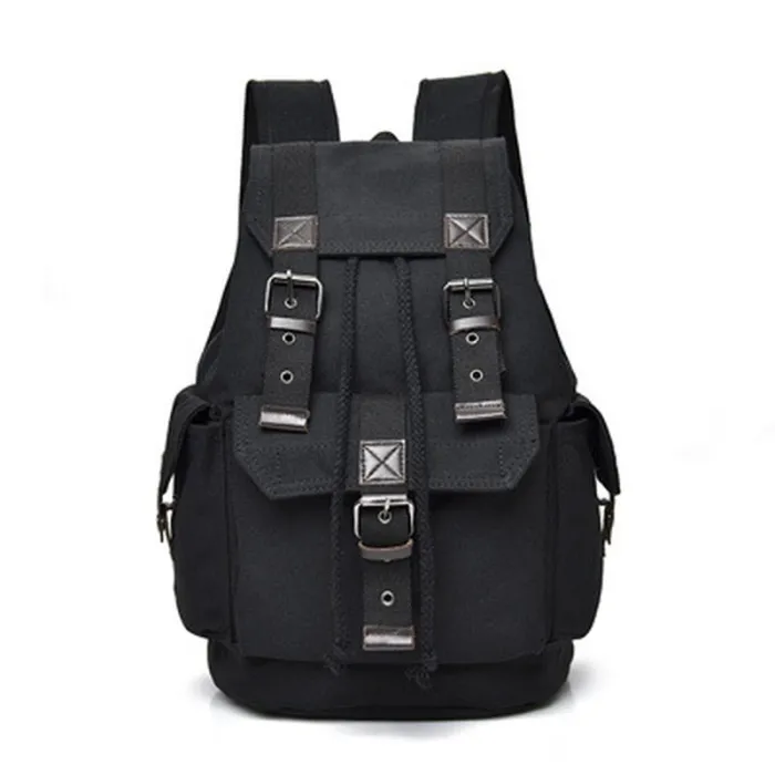 Large capacity canvas backpack - unisexBackpacks