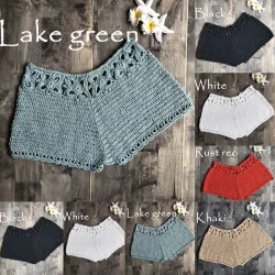 Sexy crochet mini shortsLingerie