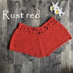 Sexy crochet mini shortsLingerie
