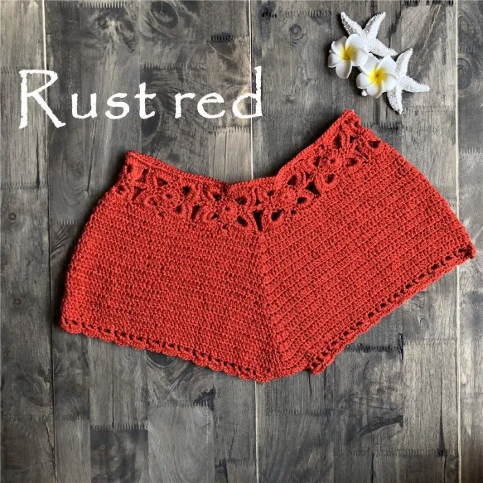 Sexy crochet mini shortsLingerie