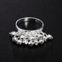Grape beads ring - 925 sterling silverRings